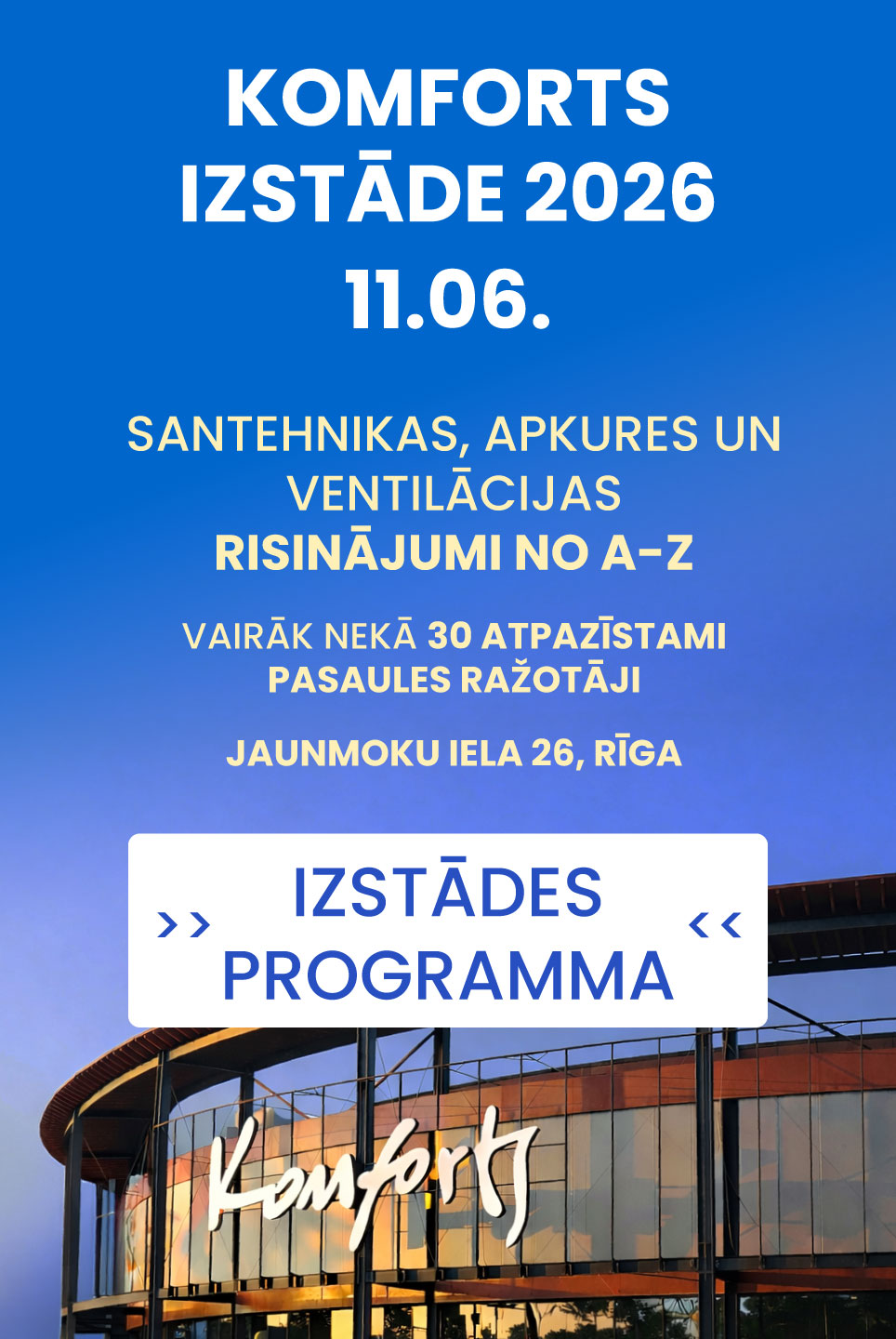 Komforts izstāde 2026 - NEW